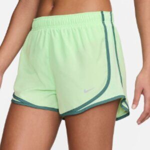 nwt Nike Women's Tempo Brief-Lined Fashion Running Shorts- Vapor Green